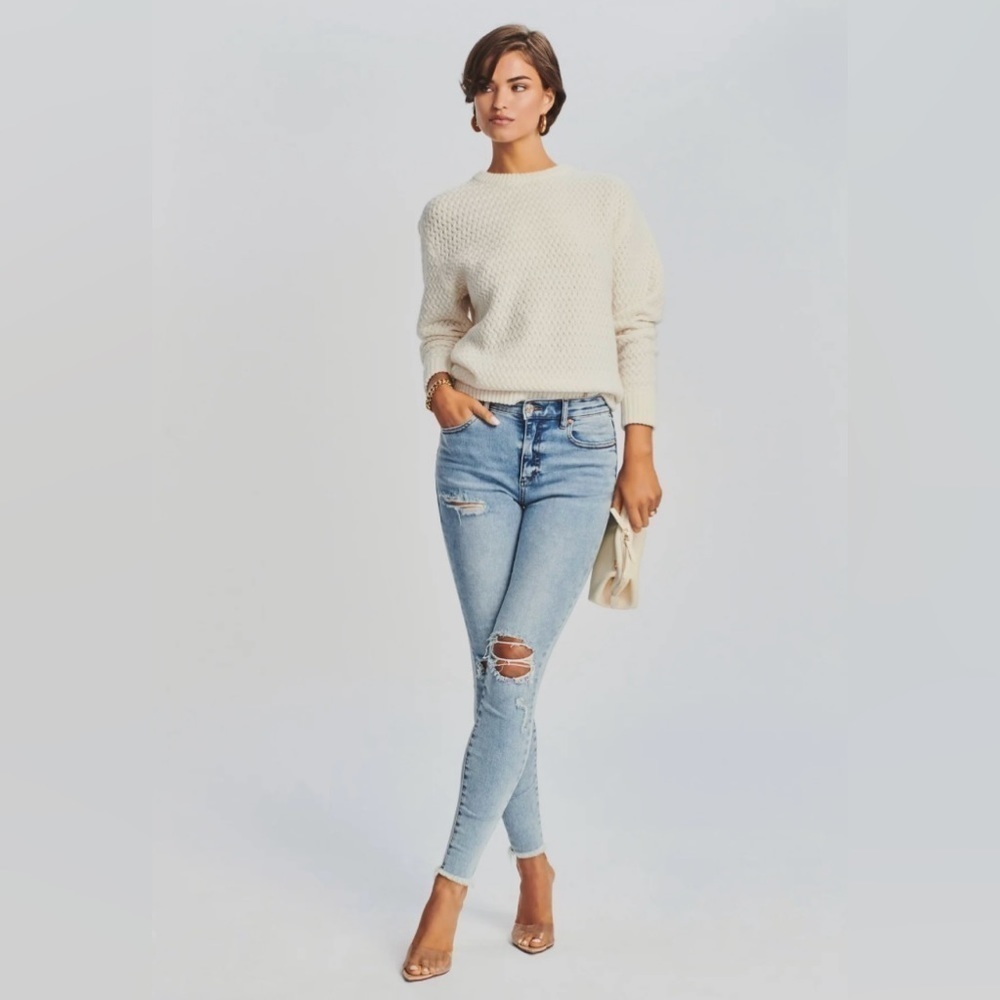 NWT SER.O.YA Forrest Sweater minimalistic‎ wool knit in cream